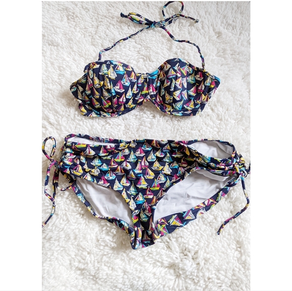 Victoria's Secret Other - Victoria's Secret Sailboat Retro Bikini Set